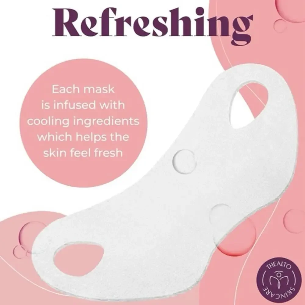 Thealto V Line Lifting Mask & Collagen Serum Set Double Chin Reducer Firming NEW